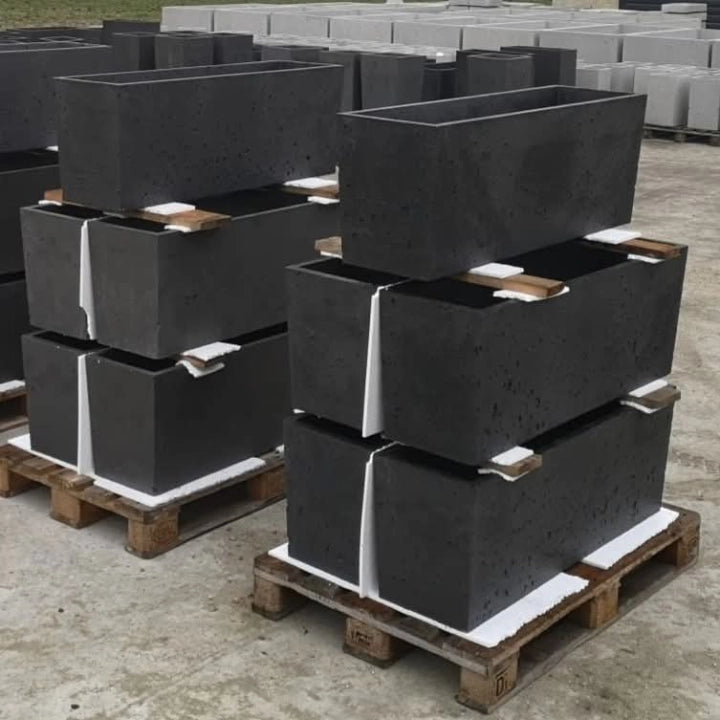 Donica betonowa Linea 110, 110 × 32 × 40 cm – zdjęcie 11