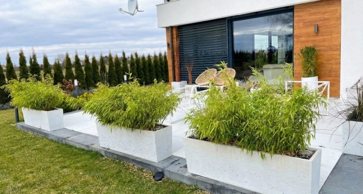 Donica betonowa Linea 130, 130 × 32 × 40 cm – zdjęcie 9