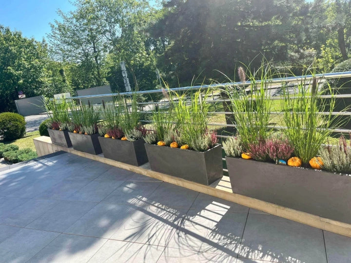 Donica betonowa Linea 110, 110 × 32 × 40 cm – zdjęcie 8