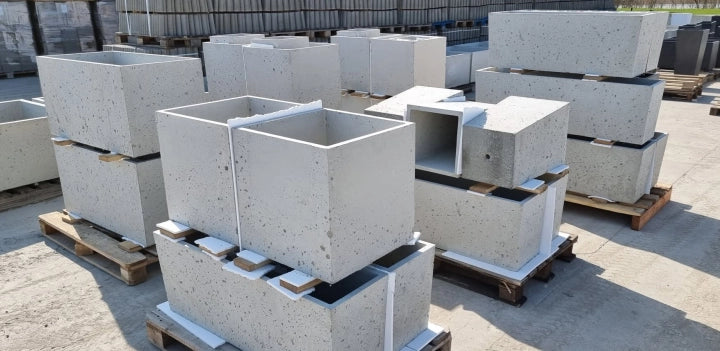 Donica betonowa Cubo 50, 50x50x50 cm – ujęcie 7