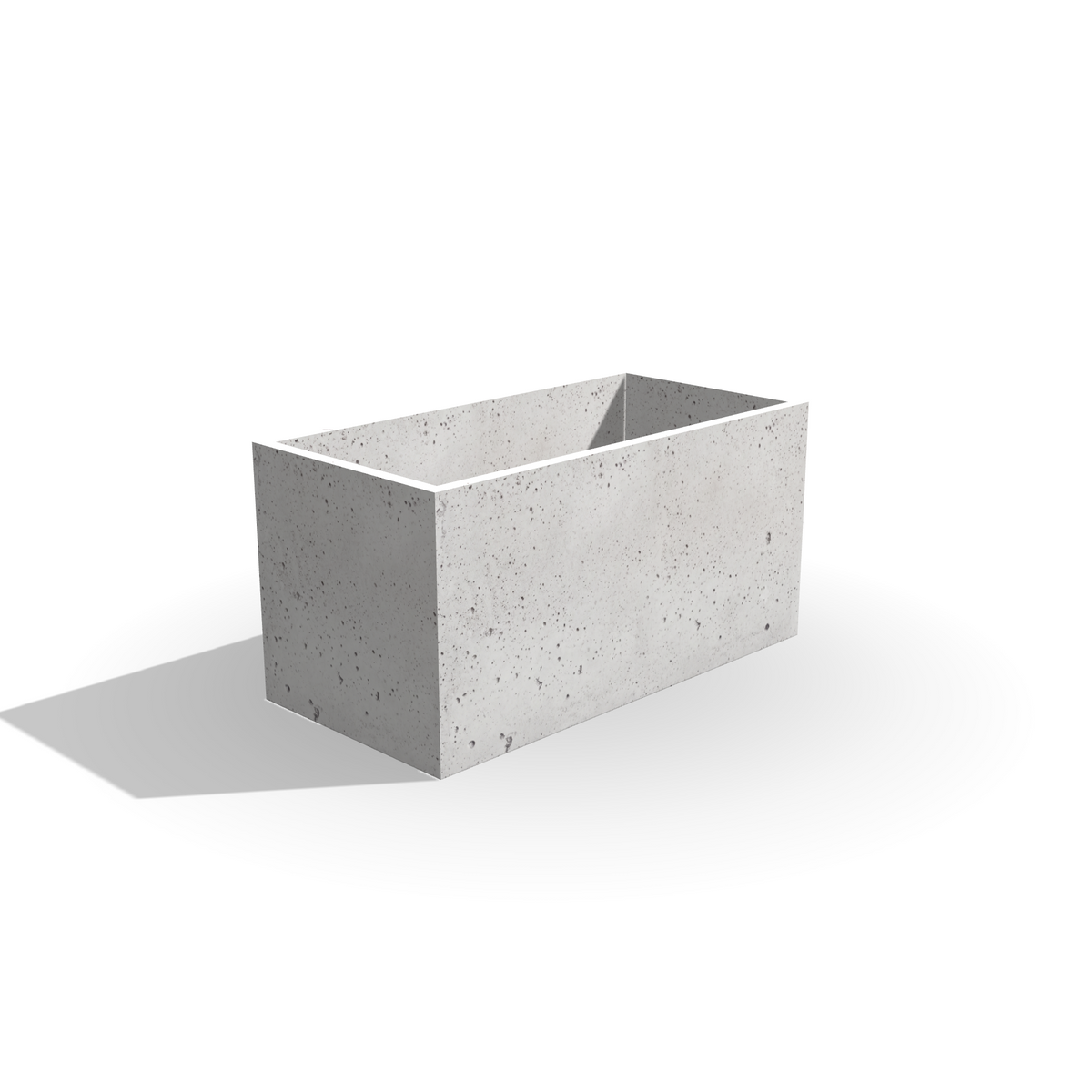 Forma 100/50 – donica betonowa 100x50x50 cm – naturalny szary