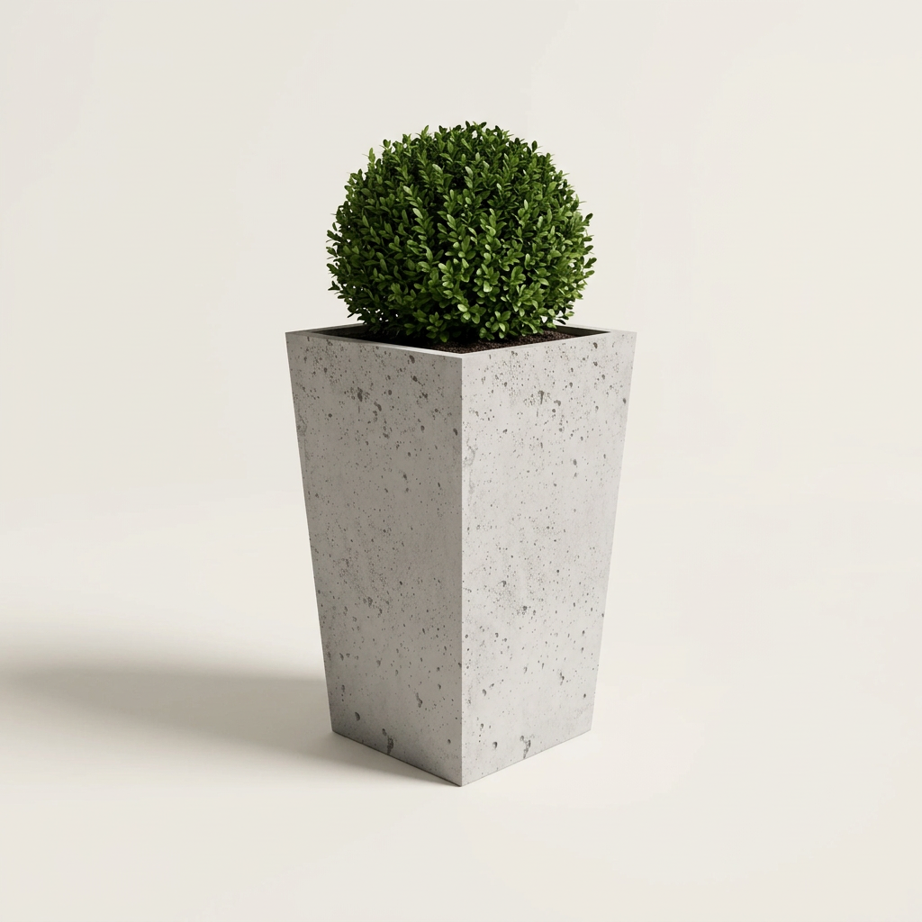 Donica betonowa Torre 60, 37x37x60 cm – zdjęcie główne produktu