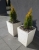 Donica betonowa T45 - 35.5x35.5x45 cm trapezowa beton architektoniczny mrozoodporna (id: 2383)