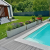 Donica betonowa T170 - 170x22x40 cm długa trapezowa - betonu architektoniczny mrozoodporna (id: 2319)