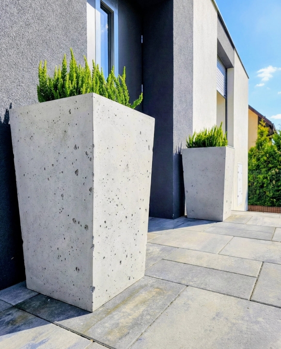 Donica Beton Architektoniczny Wysoka (T60) – 37x60 cm (id: 2386)
