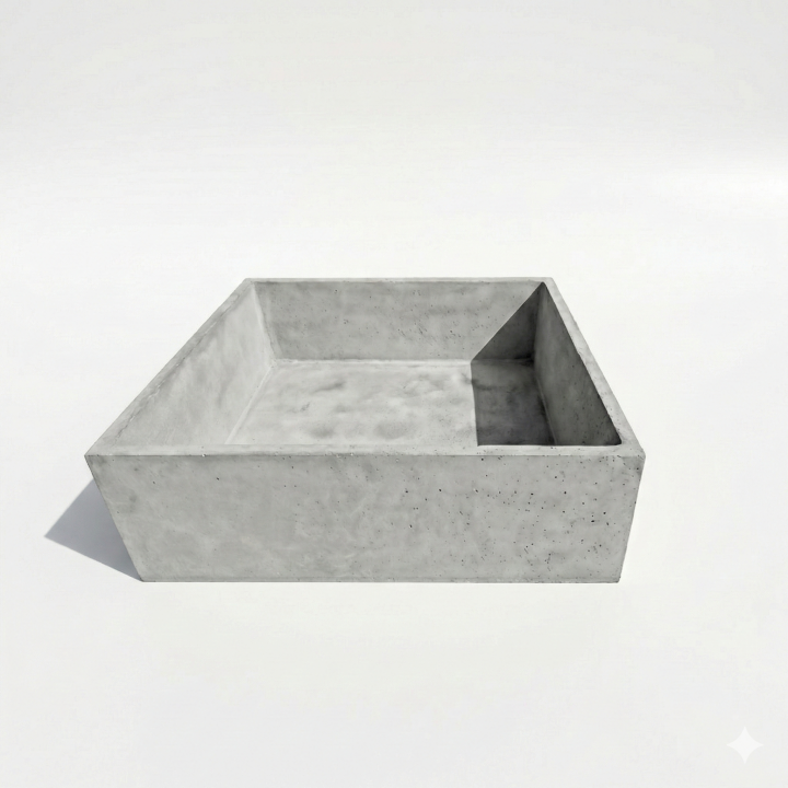Donica Beton Architektoniczny Kwadratowa (K1500) – 150x150x50 cmszara.png