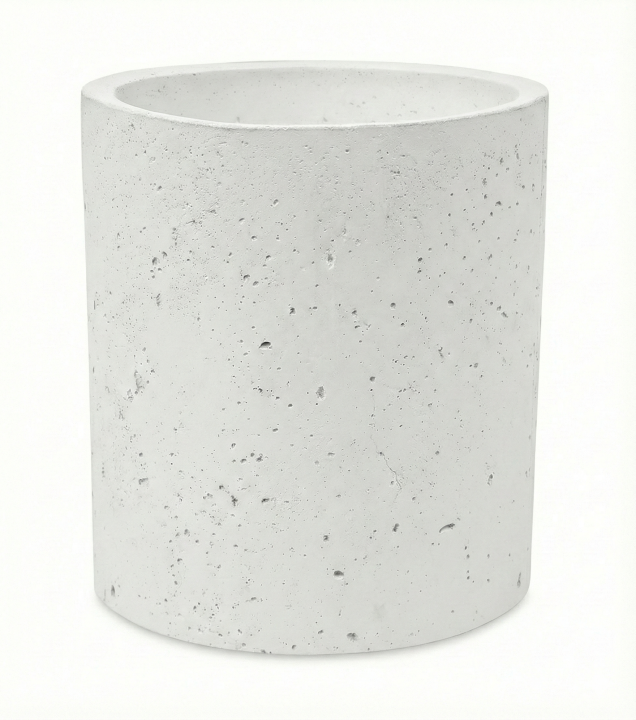 Donica Beton Architektoniczny Okrągła (O45) – Ø40x45 cmbiała.png