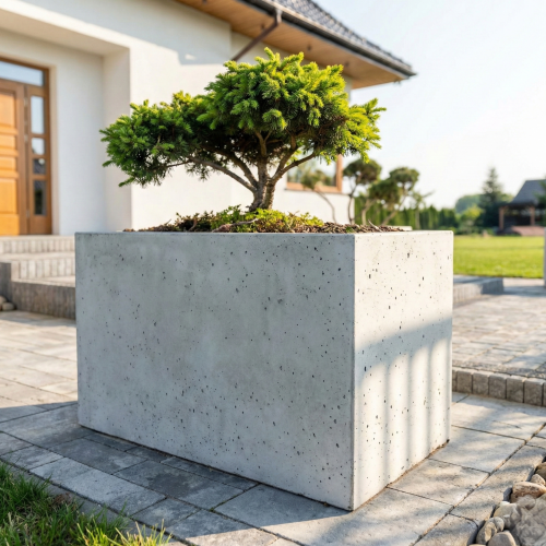 Donica Beton Architektoniczny Prostokątna (P160) – 100x60x60 cm (id: 2328)