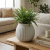 Średni Wazon z Włóknocementu Modern White Prążki 1B – Biały 39 cm (id: 4716) .png