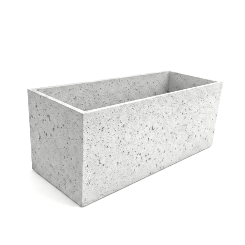 Donica Beton Architektoniczny Prostokątna (P140) – 100x40x40 cmszary.png
