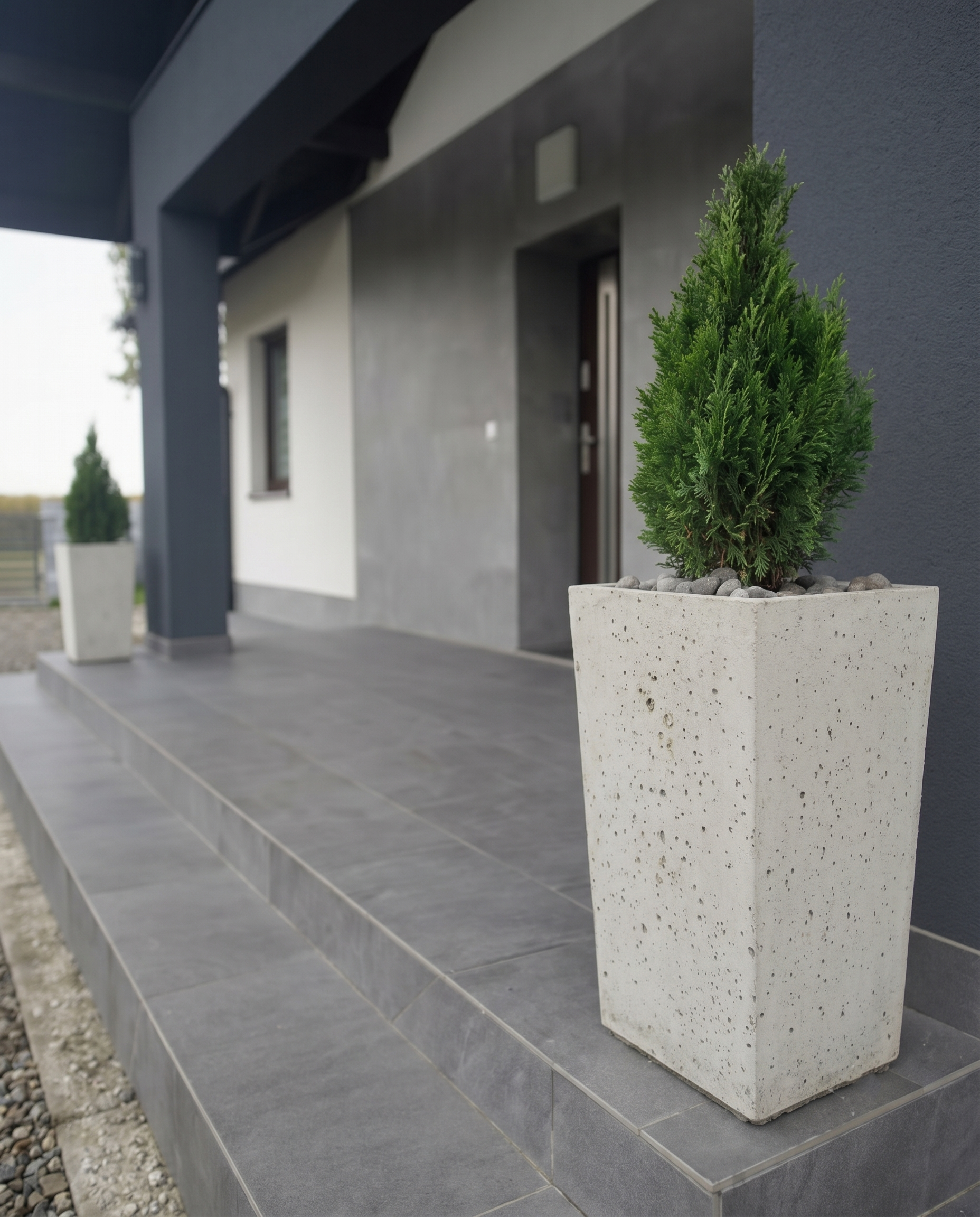 Detal donicy Torre 60 - Selekcja Premium